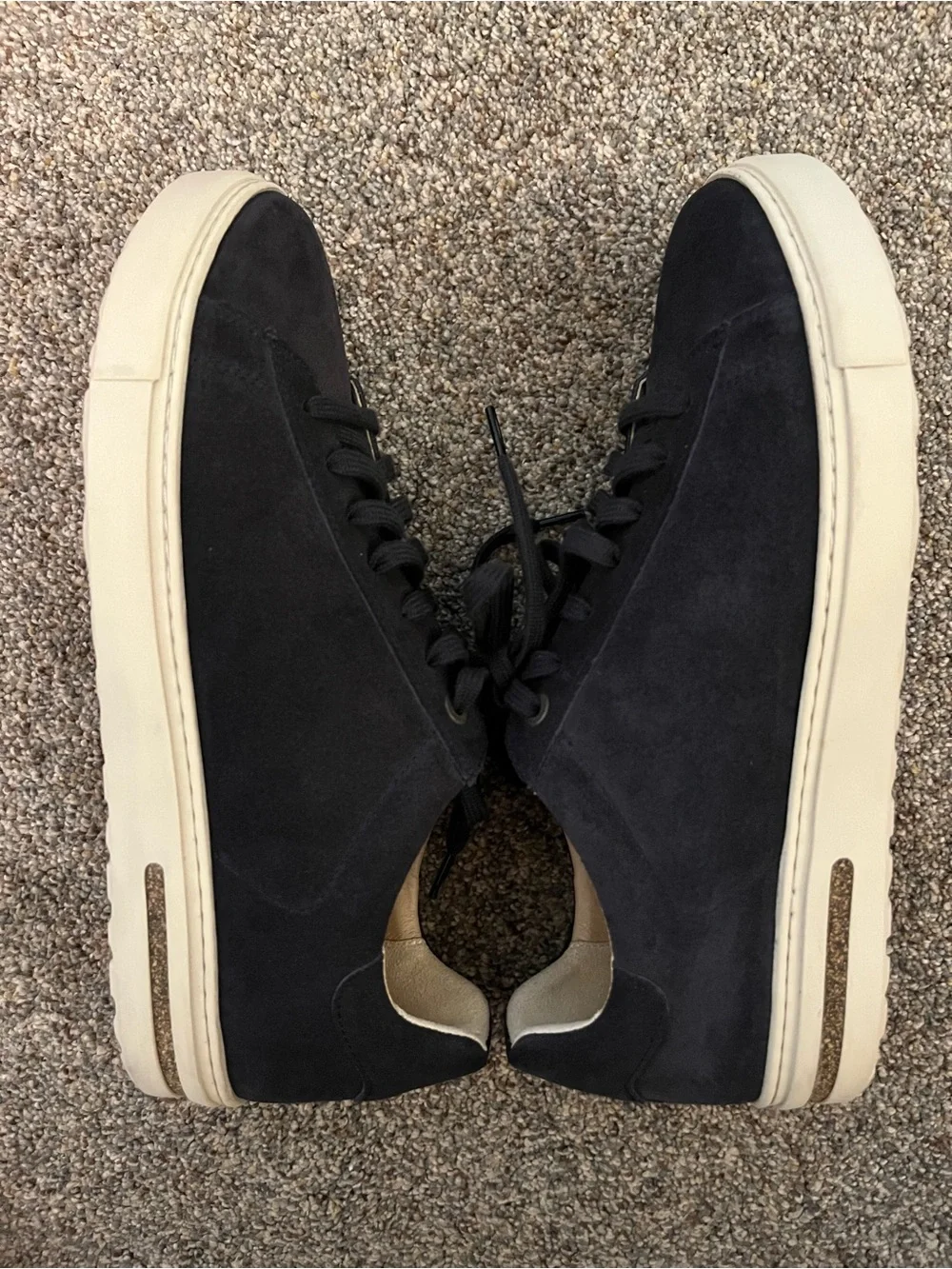 Birkenstock Black Suede Low-Top Lace-Up Sneakers - Picture 5 of 8